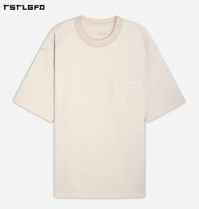 Fabricante de Ropa Ecológica Camiseta Personalizada de Algodón Orgánico Grueso para Hombre de Corte Relajado y Talla Grande - Product Image 5