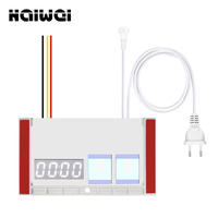 12W/18w双按钮控制触摸传感器智能发光二极管镜时间温度显示浴室调光器Ouch传感器感应开关