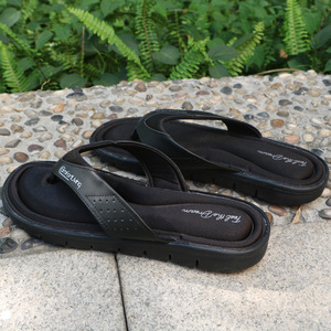 RW599 Summer Fashion Mens <strong>Flip</strong> <strong>Flops</strong> Anti-slip Black Male Sandals Comfortable Classic Beach Slippers for Boys Slides <strong>Memory</strong> <strong>Foam</strong> - Product Image 6