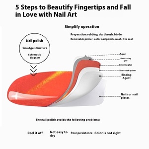 Vernis à ongles gel UV LED 66 couleurs 7,5 ml, non toxique, semi-permanent, à retirer par trempage, pour des ongles longue durée - Product Image 4