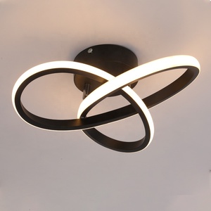 Plafoniera di Design Nordico a Trifoglio da 22W con Lampada a <span class=keywords><strong>LED</strong></span> per <span class=keywords><strong>Corridoio</strong></span>, Ingresso e Camera da Letto - Product Image 1