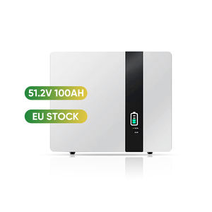 Batterie au lithium LifePO4 à longue durée de vie, 51,2 V, 5 kWh, 10 kWh, 15 kWh, montage mural, stockage d'énergie, batterie LFP avec IP65 - Product Image 1