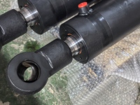Vérin hydraulique à double effet avec pompe pour levage de véhicules, type Push-Pull, avec joint de trunnion/bride, taille personnalisée 5/10/6 tonnes