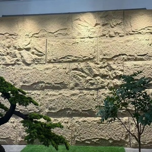 Panel de Pared de Piedra Artificial de Poliuretano, Panel de Revestimiento de Piedra 3D para Exteriores, Paneles de Pared Exteriores con Aspecto de Roca - Product Image 5