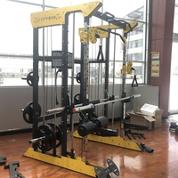 Équipement de musculation professionnel, rack à squats multifonctionnel, machine Smith avec cage de musculation