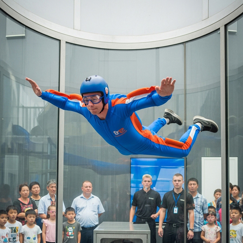 Zero Gravity Experience Simulated Astronaut Wind