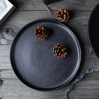 Ensemble de 4 grandes assiettes à dîner écologiques en céramique blanche de 10 pouces, grandes assiettes à salade pour fêtes et mariages