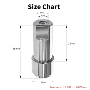 Dongguan <strong>CNC</strong> Factory Custom <strong>Machining</strong> 3-axis 4-axis Turning 5-axis Milling Drilling Parts in Aluminum Stainless Steel Titanium - Product Image 3
