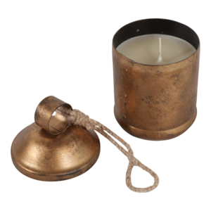 Candela Decorativa a Forma di Campana, Profumo di Cannella, Grande Formato per Uso Interno ed Esterno - Product Image 2