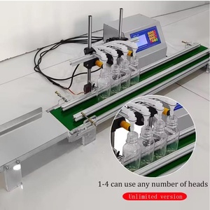Máquina Automática de Llenado de Botellas de Vidrio y Plástico para 4 Botellas de Aceite, Alcohol, Ginebra, Perfume Esencial, con Cinta Transportadora - Product Image 4