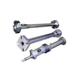 Parallel twin screws and cylinders for a Cincinnati Argos 114 twin screw extruder