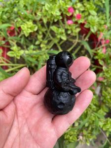 Piedra de cristal curativa Natural, tallado de obsidiana negra, personaje de dibujos animados, carvings de animales, <span class=keywords><strong>pokeman</strong></span>, harry, venta al por mayor - Product Image 6