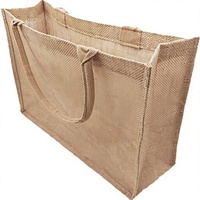 Sac fourre-tout en jute écologique réutilisable pour femme, avec fermeture éclair et ouverture, personnalisable avec logo, en fibres naturelles, pour le shopping