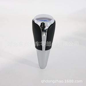 Pomo de palanca de cambios de cuero negro ergonómico para Toyota Corolla Levin transmisión automática DZ15 Q51 - Product Image 3