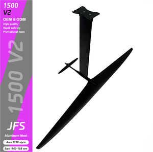 บอร์ดไฮโดรฟอยล์อลูมิเนียมคาร์บอนไฟเบอร์รุ่นใหม่ JFS ART V2 1500 ปีกยาวพิเศษ พร้อมชุดปีกหน้า/ปีกหลัง/ลำตัว/แกนเสา สำหรับเล่นเซิร์ฟ JFS - Product Image 1