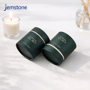 Boîte cylindrique en carton pour bougie en cire de soja biodégradable personnalisée, tube diffuseur d'arômes, emballage en tube de papier pour bougie - Product Image 5