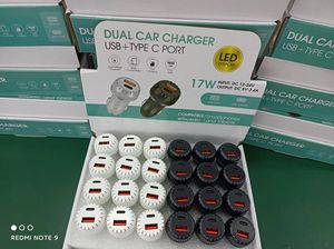 Caricabatterie Rapido per Auto 20W Adattatore Type-C+QC3.0 con Display, Autolader, Cargador De Coche - Product Image 5