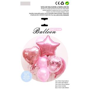 Ramo de Globos de Látex con Forma de Corazón, Decoración para el Día de la Madre, Uso para Adultos - Product Image 5