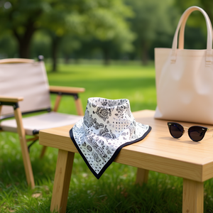 Pañuelo Triangular Multiusos Paisley 60x135cm 36g para Accesorios de Moda y Cuello - Product Image 1