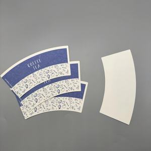 Vaso de cartón con revestimiento de PE de doble cara, apto para uso alimentario, impreso con flexografía, modelo para bebidas y aperitivos, para envolver, al por mayor - Product Image 5