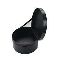 Boîte rigide auto-élevante en carton réutilisable avec poignée, couleur personnalisée, dorure à chaud, emballage cadeau portable pour artisanat