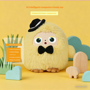 Jouets en peluche IA personnalisés, multilingues, avec chat intelligent, super doux, yeux à écran LED, rembourrage en coton PP, animaux en peluche - Product Image 2