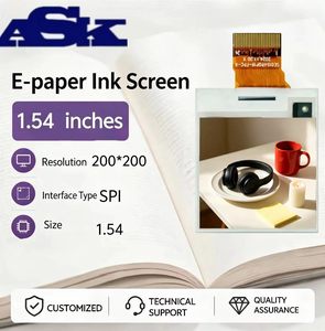 Layar E-Paper E-Ink BWRY 1,54 inci Harga Terjangkau |   Modul EPD Bistabil 200x200 |   Tag ESL Pintar Empat Warna untuk IoT Ritel - Product Image 1