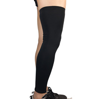 Manchon de Compression Sportif Flexible Homme, Protection Longue pour Genou, Idéal Basketball Football Course Cyclisme Plein Air