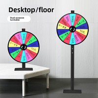 Roue de la Fortune Personnalisée Effaçable pour Tirage au Sort, Support d'Activité de Jeu Rond pour Affichage d'Événements