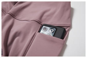 Ensemble <span class=keywords><strong>de</strong></span> yoga 2 pièces-<span class=keywords><strong>Compression</strong></span> Gym Fitness Workout Sports Suits Yoga Pockets High Waist Yoga Pants Sports Leggings Set - Product Image 5