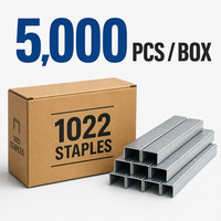 Galvanized 1022 Staples 10J Series Industrial U Type Nails for Furniture and Upholstery Woodworking