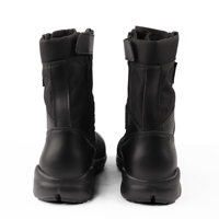 Bottes tactiques noires imperméables et durables à tige haute ODM, en mesh, pour l'entraînement