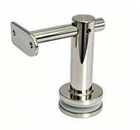 Support de fixation en métal AISI 304 pour main courante, idéal pour balustrades d'escalier intérieures d'appartements – Conception OEM usine