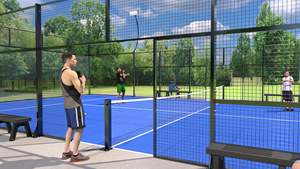 Cancha de Pádel para Interiores y Exteriores Phuoc Thinh de Fábrica OEM, Juego Completo de Tenis de Pádel con Estructura de Acero, Suministro Internacional - Product Image 6