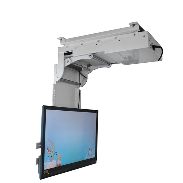70 Inches Max Support Ceiling TV Lift 55 Inches Flat Panel Home Theater TV Mount Hidden Audio Conference System
