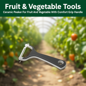 Éplucheur en céramique pour fruits et légumes avec poignée ergonomique - Product Image 3
