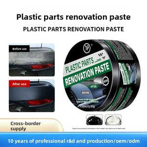 Cire et pâte <span class=keywords><strong>de</strong></span> réparation automobile X9 pour pièces plastiques, faible odeur, nettoyage, restauration <span class=keywords><strong>de</strong></span> <span class=keywords><strong>la</strong></span> brillance, durée <span class=keywords><strong>de</strong></span> vie 3 ans, Chine - Product Image 1