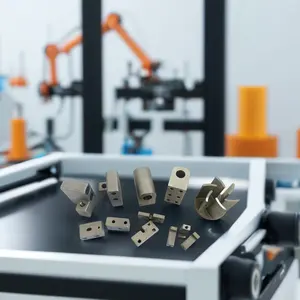 Pièces métalliques en acier inoxydable coulé de précision Micro usinées CNC percées avec EDM à fil broché au laser pour diverses applications