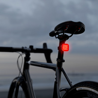 OEM-Marke IPX6 CY110 Radarempfindliches Intelligentes Fahrrad-Rücklicht mit Bremssensor, Eingebauter Akku, Wasserdicht, LED für Nachtfahrten
