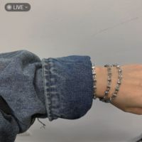 Grosir serbaguna rantai baja nirkarat perhiasan Pria Wanita Kalung Gelang tumpuk dompet rantai leher untuk wanita pria