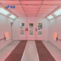 Cabine de peinture pour voiture sans poussière et à dimensionnement personnalisé et économe en énergie avec débit d'air réglable