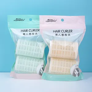 Nhãn Hiệu Riêng Bao Bì Beauty Salon Lượn Sóng Xoắn Ốc Curls Rollers 2 Cái Nhựa Mini Hair Curler