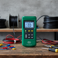 Localizador de Fallas en Cables y Alambres Digitales MS6818, Detector de Tuberías Metálicas, Medidor de Prueba AC/DC 12~400V