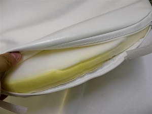 Coussins de chaise d'hôtel Napoleon Chivari, mousse rebondissante haute densité, dossier en mousse, oreillers à motifs carrés, portables, pour hôpital - Product Image 4