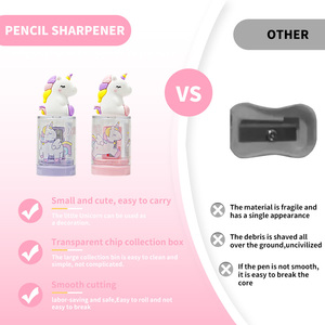 <span class=keywords><strong>Taille</strong></span>-<span class=keywords><strong>crayon</strong></span> <span class=keywords><strong>licorne</strong></span> scintillant: amusant pour l'école et la maison - Product Image 5