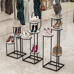 עגול הקמעונאי בגדי חנות תצוגת קינון שולחן Stand סט עבור נעל שקית בגדי תצוגה - Product Image 2