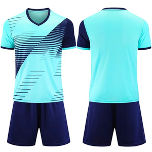 サッカージャージーユニフォームセット大人用学校体育冬冬用カスタムプリント通気性クイックドライ - Product Image 1