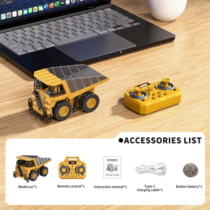 <span class=keywords><strong>Mini</strong></span>-grue de bureau électrique télécommandée en alliage 1:64 avec remorque, excavatrice et modèle d'ingénierie <span class=keywords><strong>jouet</strong></span> - Product Image 6
