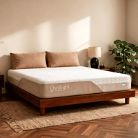 Matelas de lit à ressorts ensachés double avec gel rafraîchissant 8/10/12/14 pouces, en mousse à mémoire de forme et latex naturel, qualité hôtelière 5 étoiles, pour lits King et Queen
