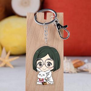 12 designs Anime <span class=keywords><strong>The</strong></span> <span class=keywords><strong>Promised</strong></span> <span class=keywords><strong>Neverland</strong></span>, porte-clés en acier inoxydable avec impression UV double face transparente, cadeau promotionnel - Product Image 6